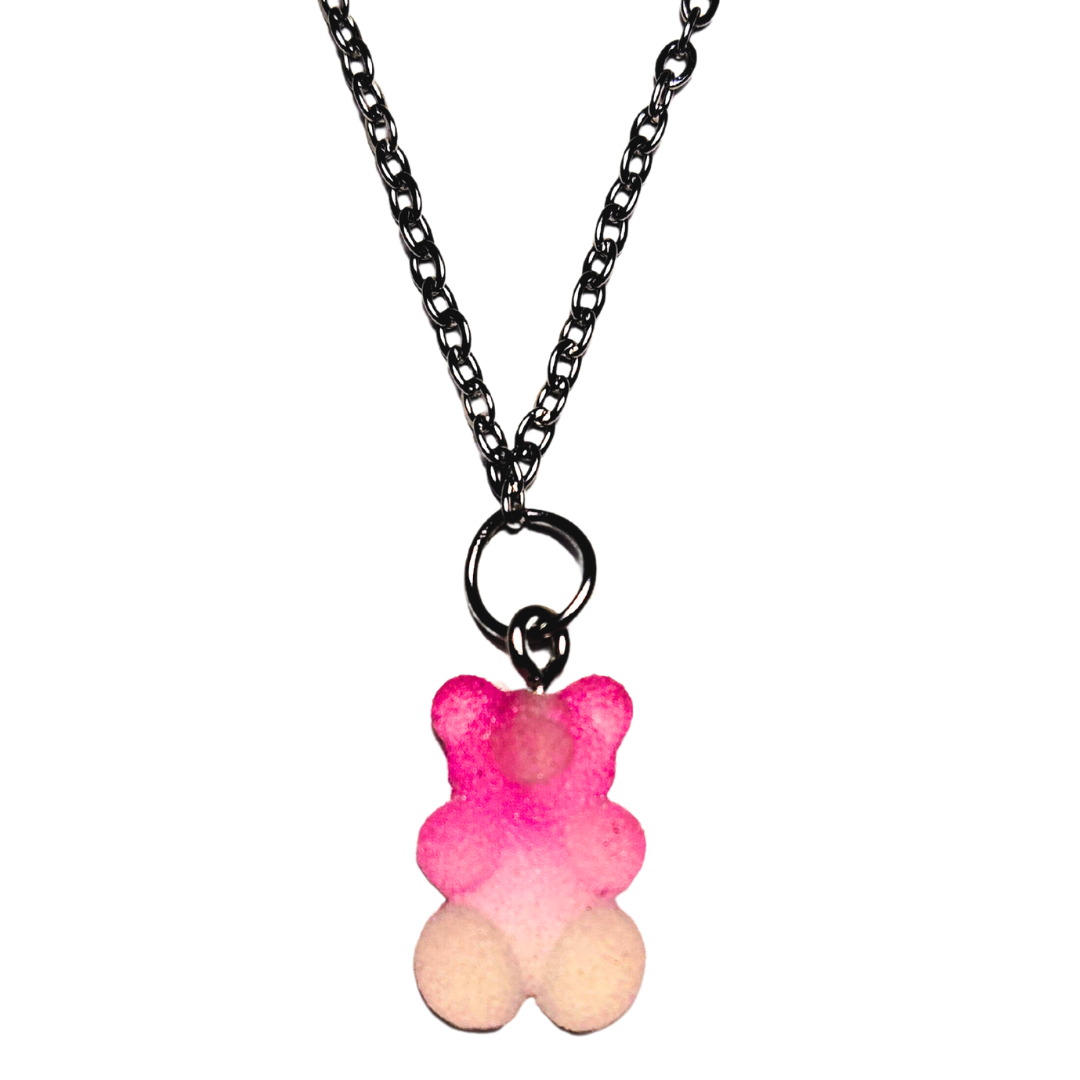 Collar "OSITO ROSA/BLANCO"