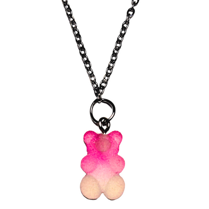 Collar "OSITO ROSA/BLANCO"